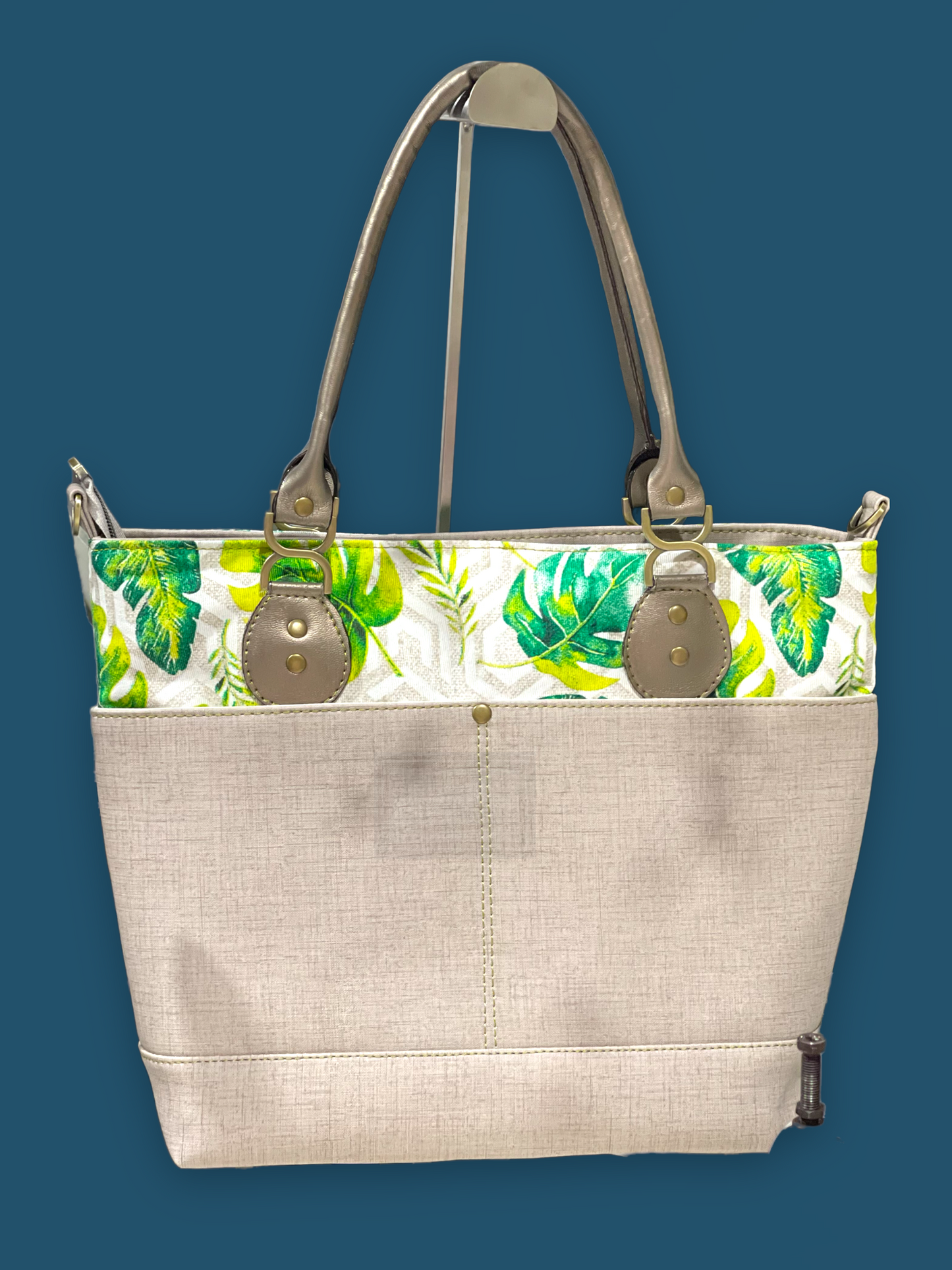 Geo tropic Waterlilly Tote bag