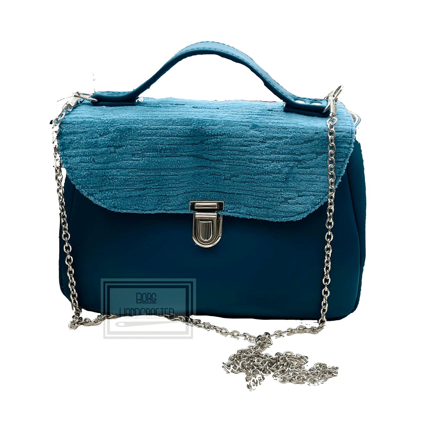 Mabel Teal mini handbag