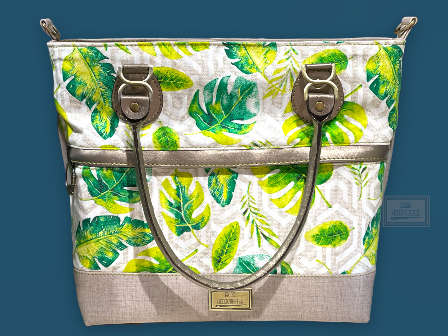 Geo tropic Waterlilly Tote bag