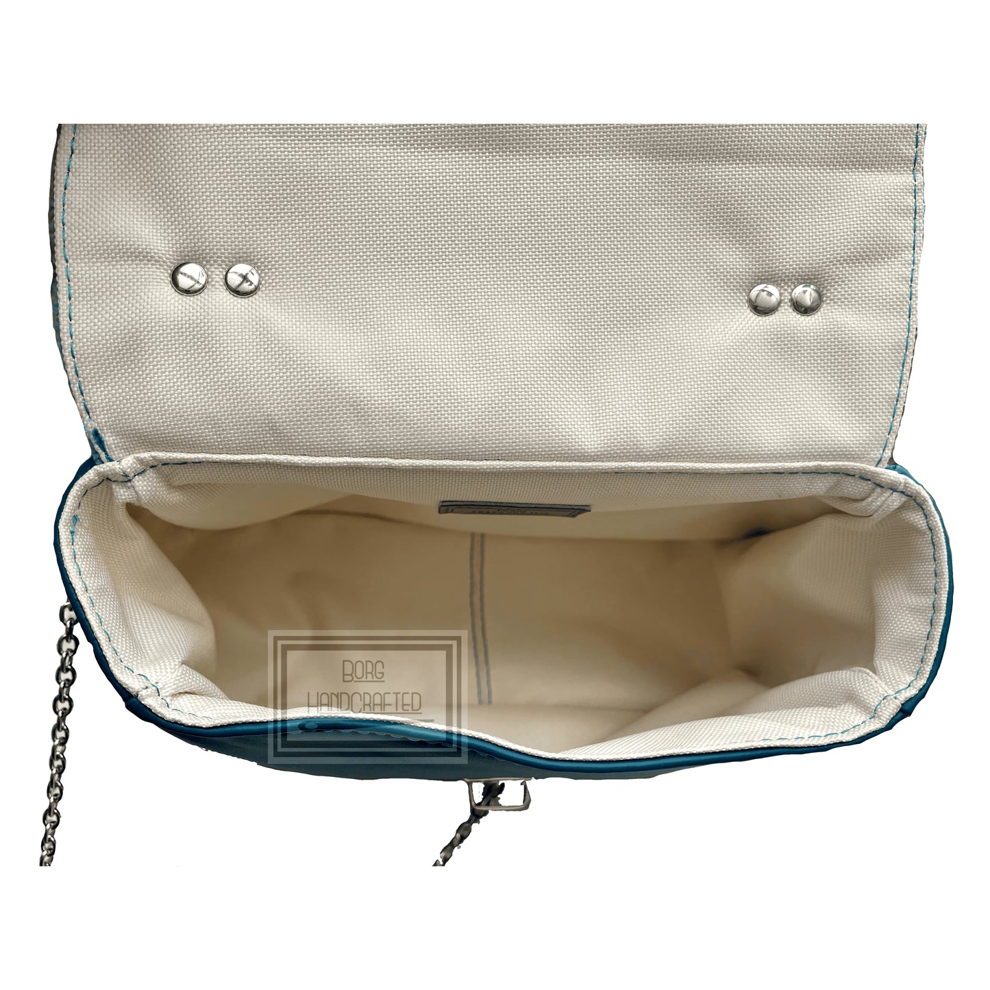 Mabel Teal mini handbag